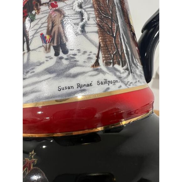 Anheuser Busch Budweiser A Perfect Christmas 1992 Holiday Beer Stein Mug Series - Picture 7 of 10